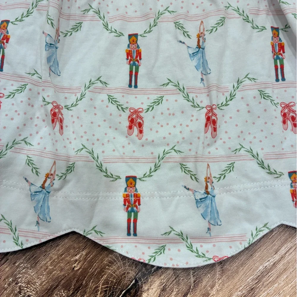 Ishtex Nutcracker Ballet Shirt Top Blouse Christmas Outfit Pink 6X/7 Girl - Picture 4 of 10